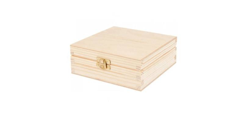 Holz Schatzkästchen Zum Bemalen | 12x12x6 Geschenke Box Holz-Schatulle Schatzkiste Holzkästchen Holz Schatzkästchen Zum Bemalen | 12x12x6 Geschenke Box Holz-Schatulle Schatzkiste Holzkästchen von OrnamentaTua