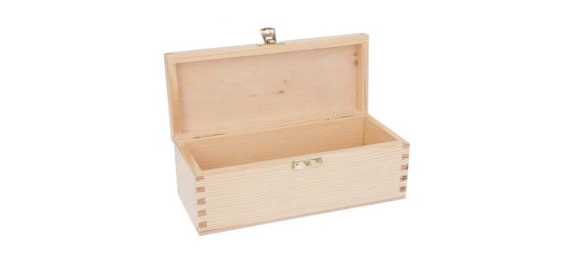 Holz Schatzkästchen Zum Bemalen | 22x9x8 Geschenke Box Holz-Schatulle Schatzkiste Holzkästchen Holz Schatzkästchen Zum Bemalen | 22x9x8 Geschenke Box Holz-Schatulle Schatzkiste Holzkästchen von OrnamentaTua