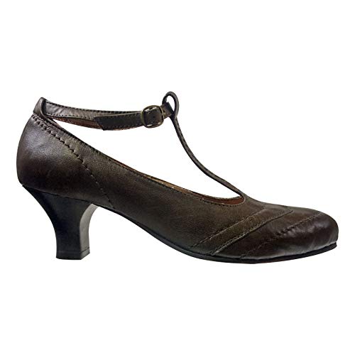 Ornela Brenti Damenschuhe Pumps; Farbe: Braun; Größe: 40 EU; Obermaterial: Leder; Innenmaterial: Leder; Laufsohle: Sonstiges Material von Ornela Brenti