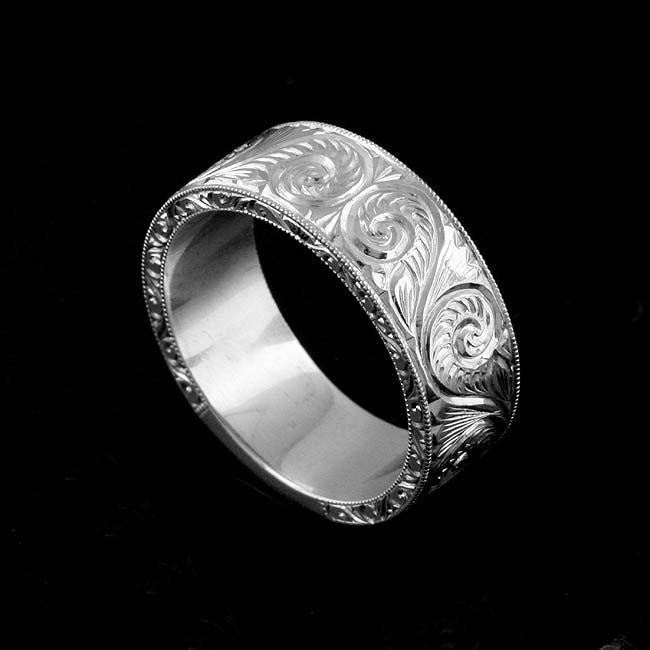 Art Deco Herrenring Aus Gold Oder Silber Mit Gravur - 585Er Art Deco Herrenring Aus Gold Oder Silber Mit Gravur - 585Er von OroSpot