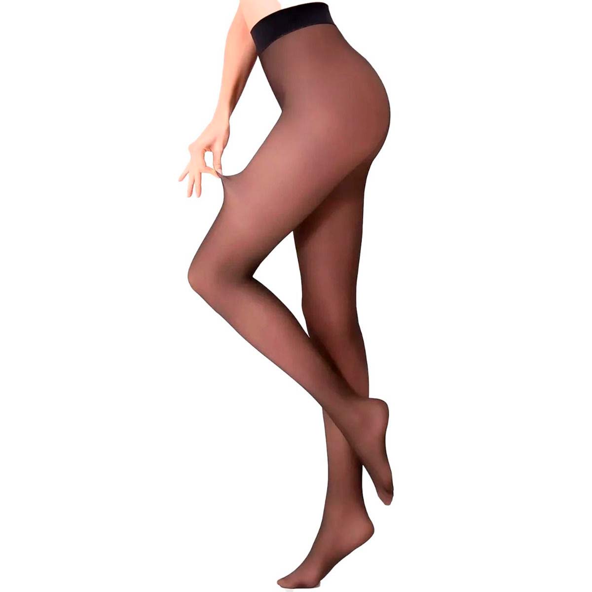 Oroblu Termo Nude Strumpfhose, Schwarz, Größe: M, Damen von Oroblu