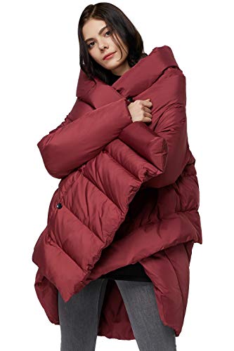 Orolay Damen Puffer Daunenmantel Manteljacke Rot Frei F von Orolay