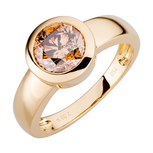 Orolino Damen Ring 750/- Gold Glänzend Brillant gelb 2,00ct. 067370139-1 von Orolino