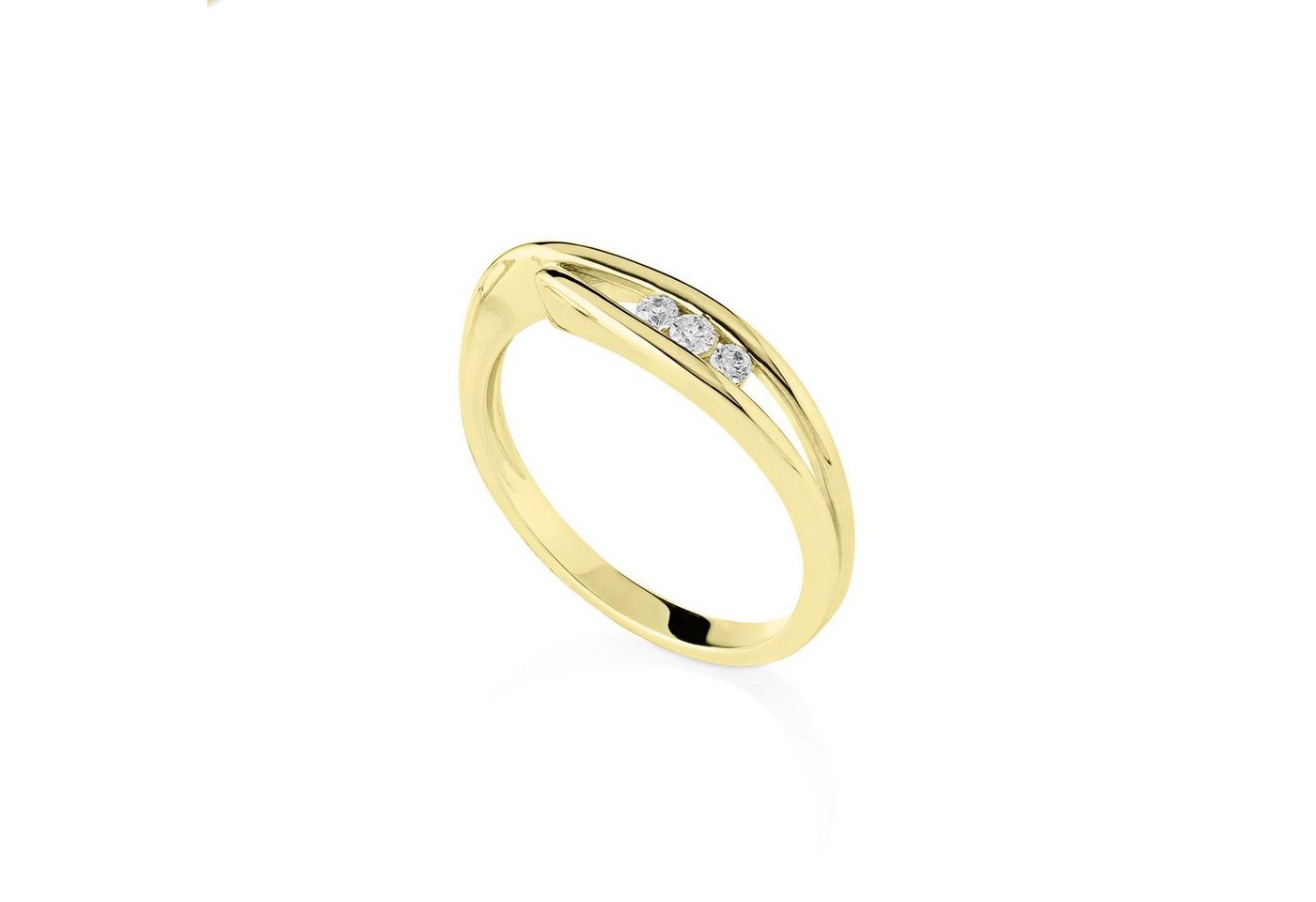 Orolino Fingerring 585/- Gelbgold Brillant von Orolino