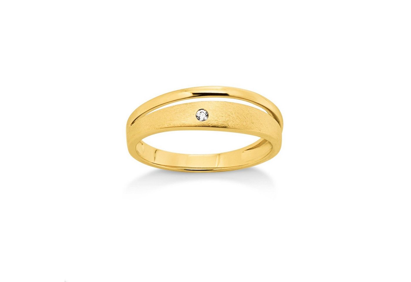 Orolino Fingerring 585/- Gelbgold Brillant von Orolino