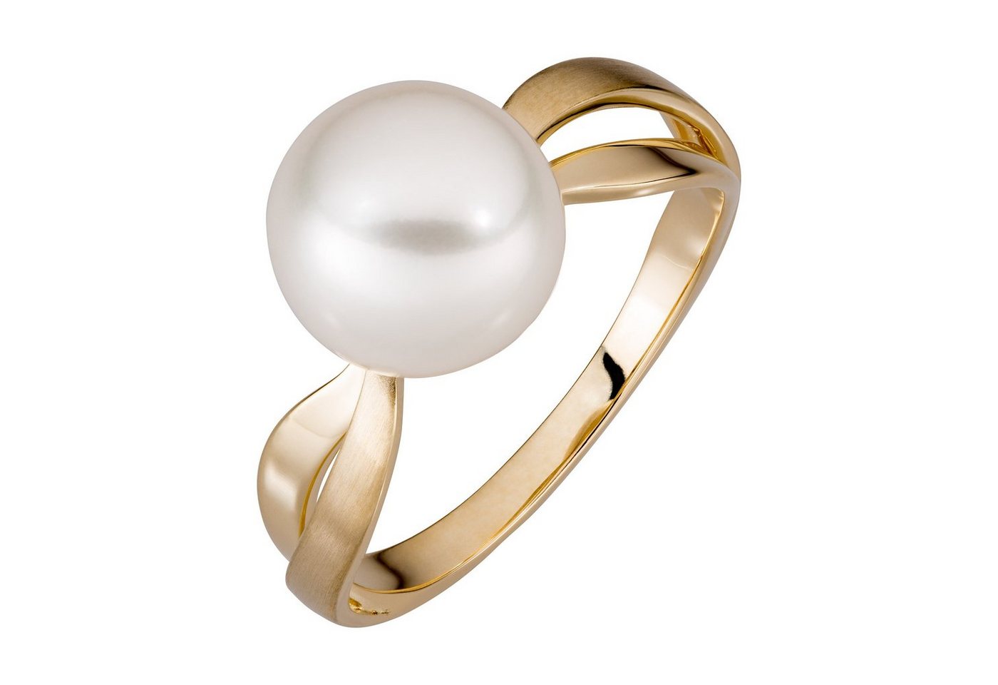 Orolino Fingerring 585/- Gelbgold Süßwasserperle von Orolino