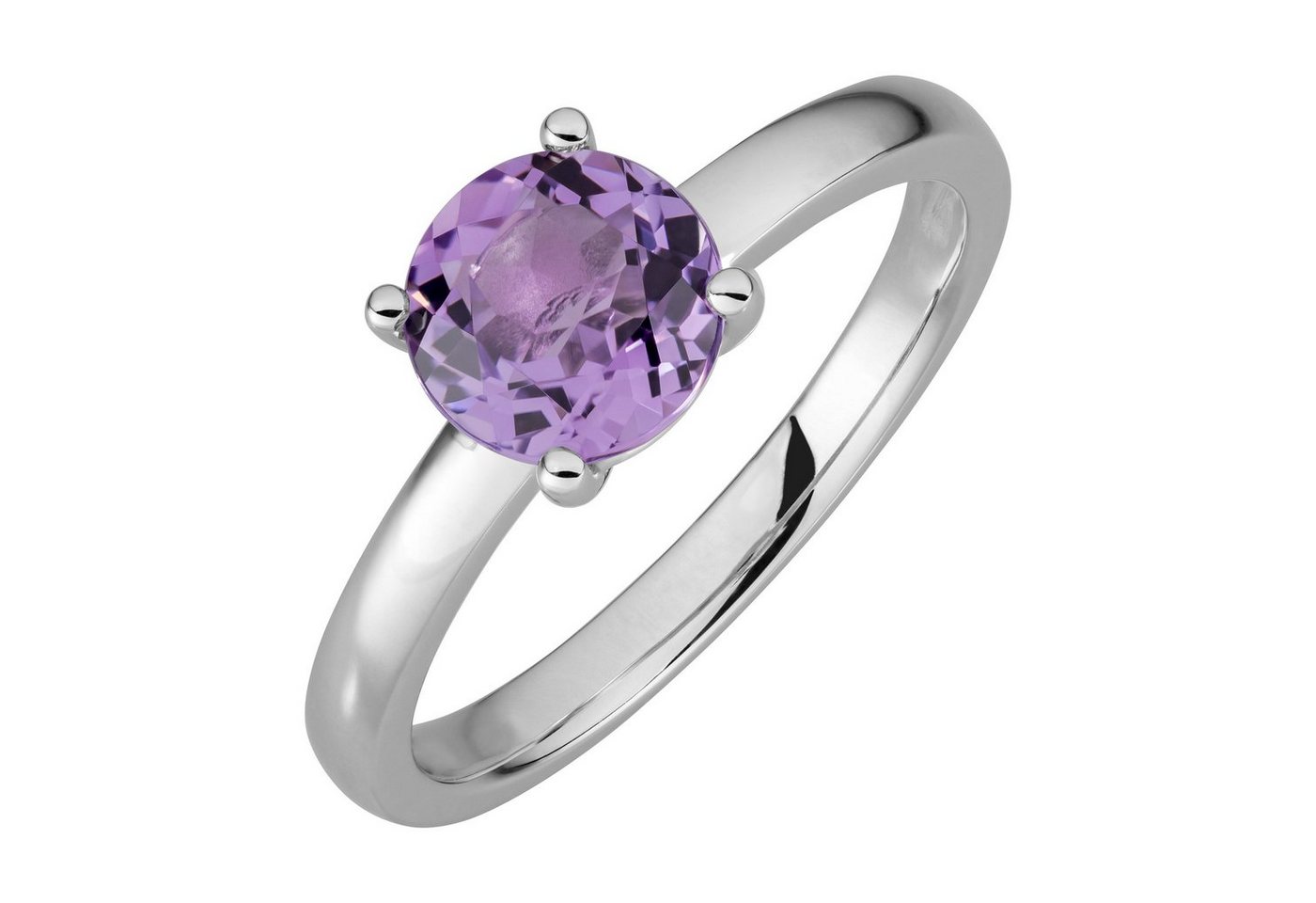 Orolino Fingerring 585/- Weißgold Amethyst von Orolino