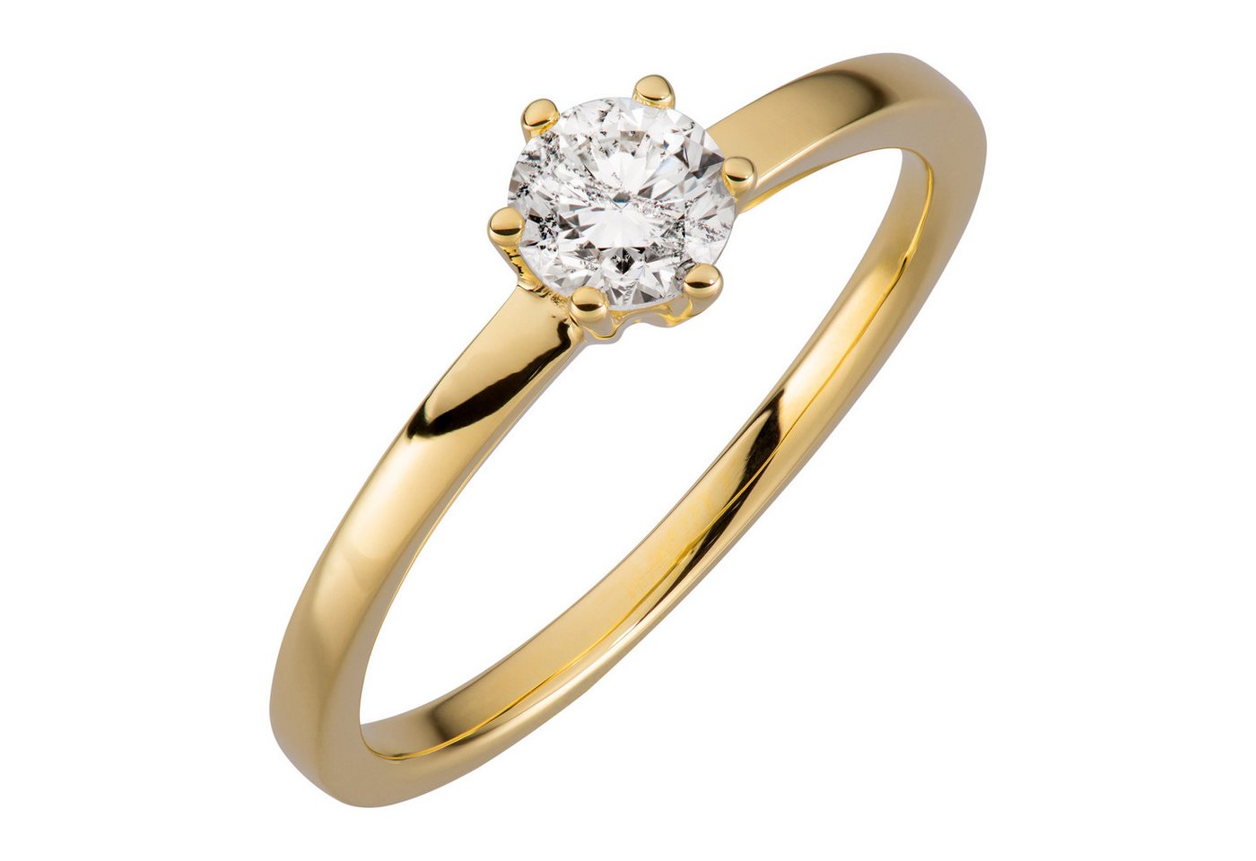 Orolino Fingerring 750/- Gelbgold 1 Brill. 0,50 ct. von Orolino