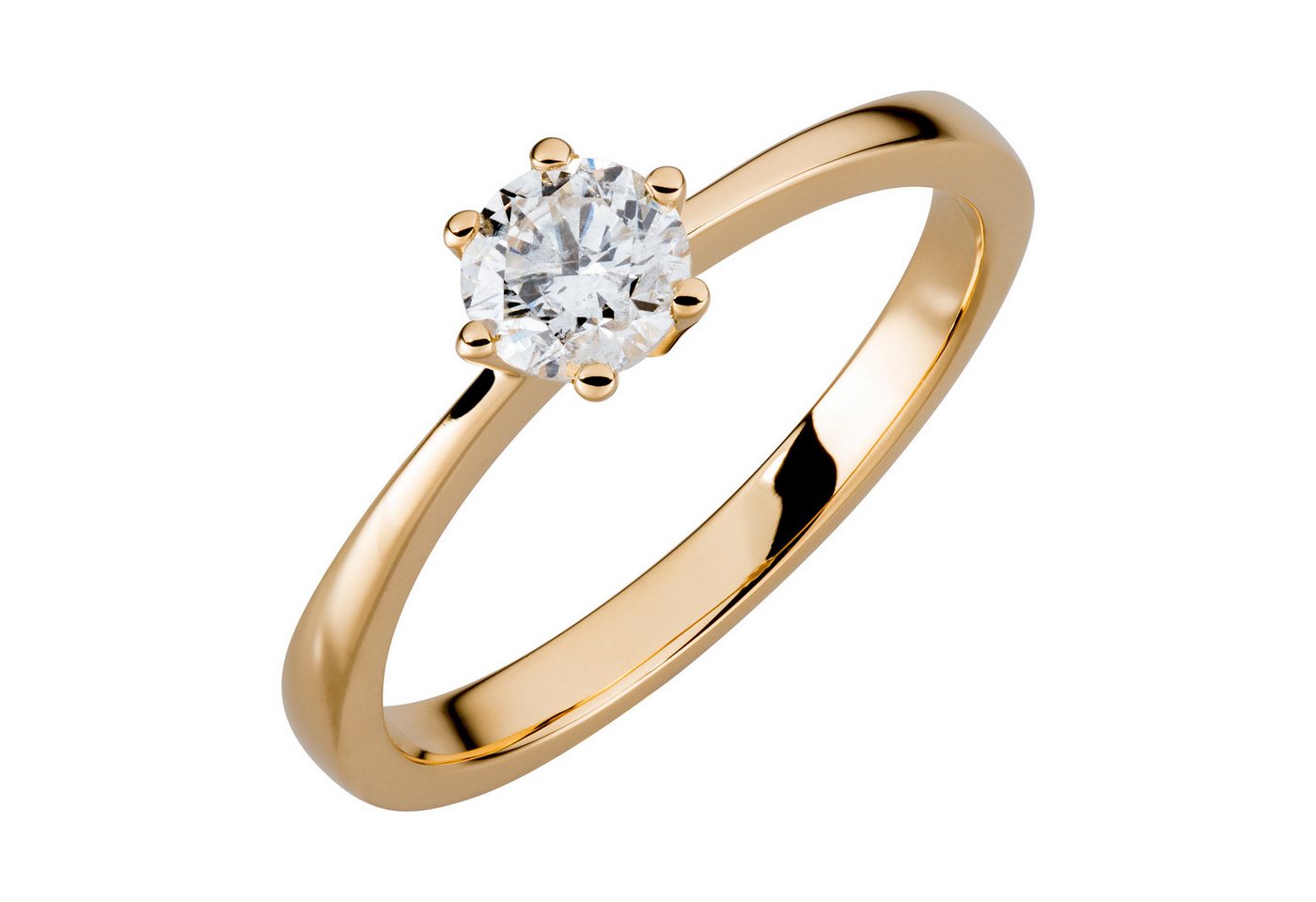 Orolino Fingerring 750/- Gelbgold 1 Brill. 0,50 ct. von Orolino