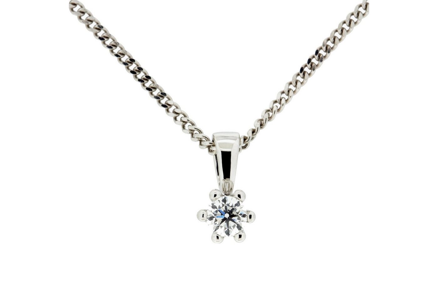 Orolino Kette mit Anhänger Gold 585 mit natürlichem Brillant 0,15ct. Orolino Kette mit Anhänger Gold 585 mit natürlichem Brillant 0,15ct. von Orolino
