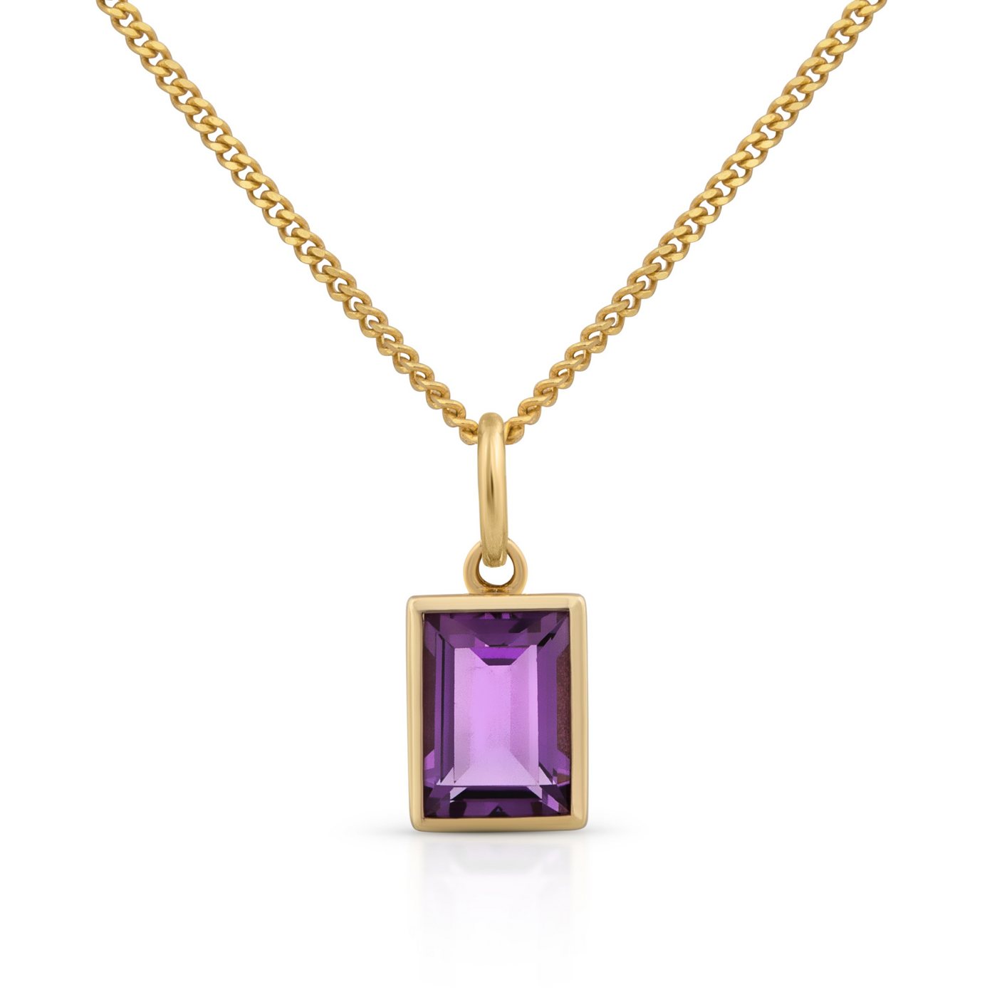 Orolino Kette mit Anhänger 585 Gold Amethyst von Orolino