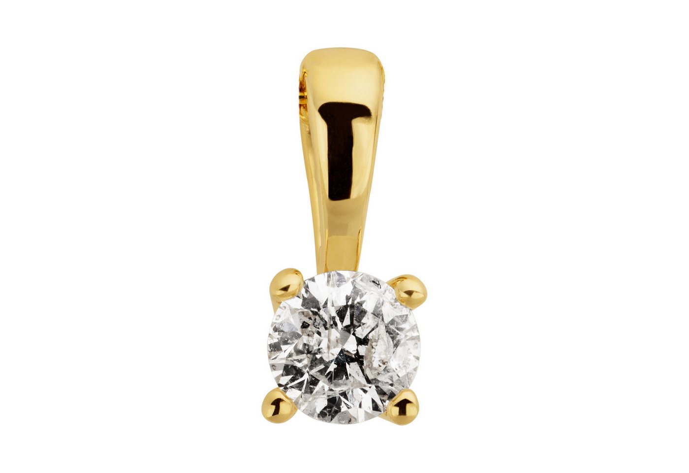 Orolino Kettenanhänger 585/- Gelbgold glanz 1 Brill. 0,10ct. H/P2 von Orolino