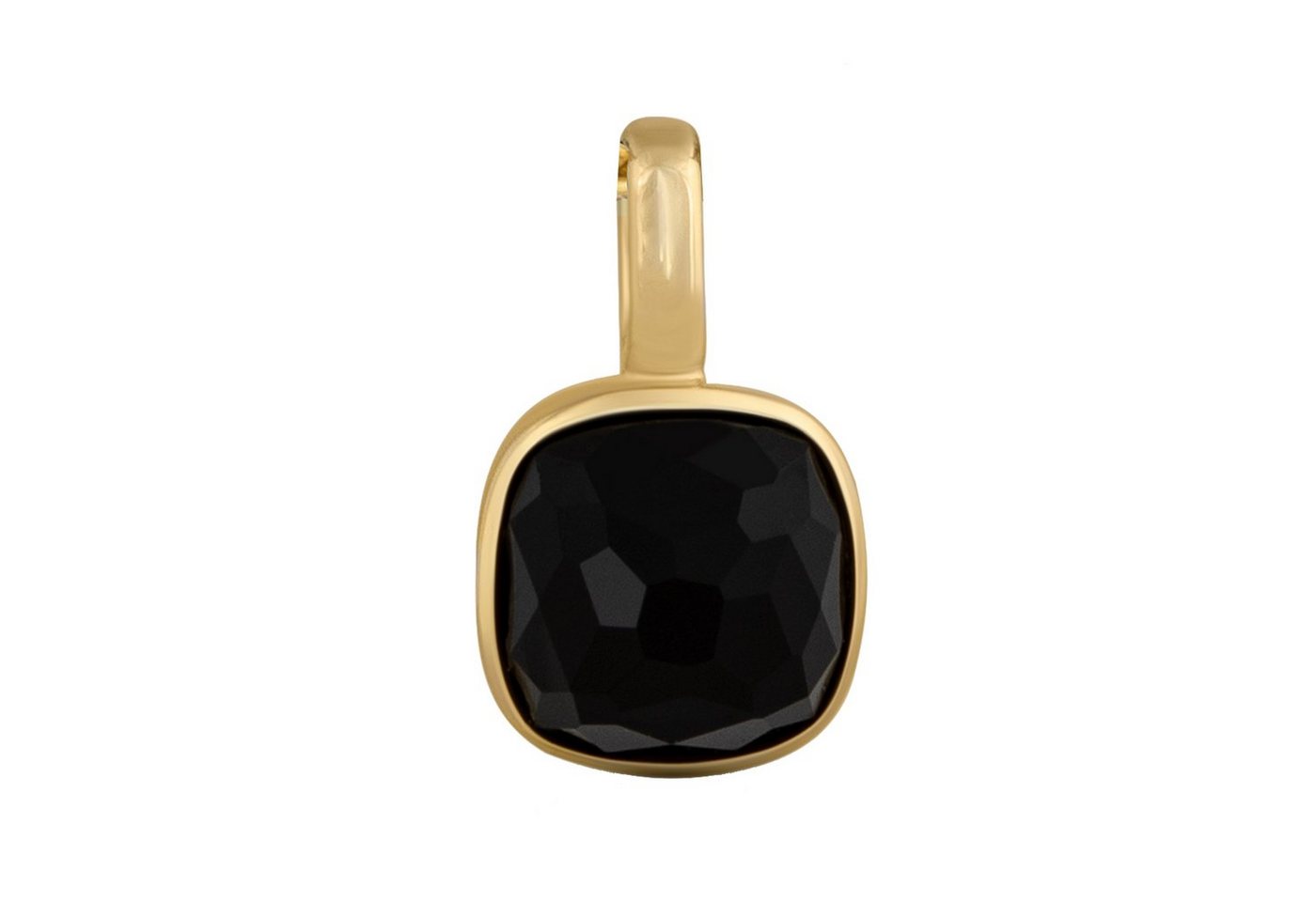 Orolino Kettenanhänger 585 Gold mit Onyx 6x6mm von Orolino