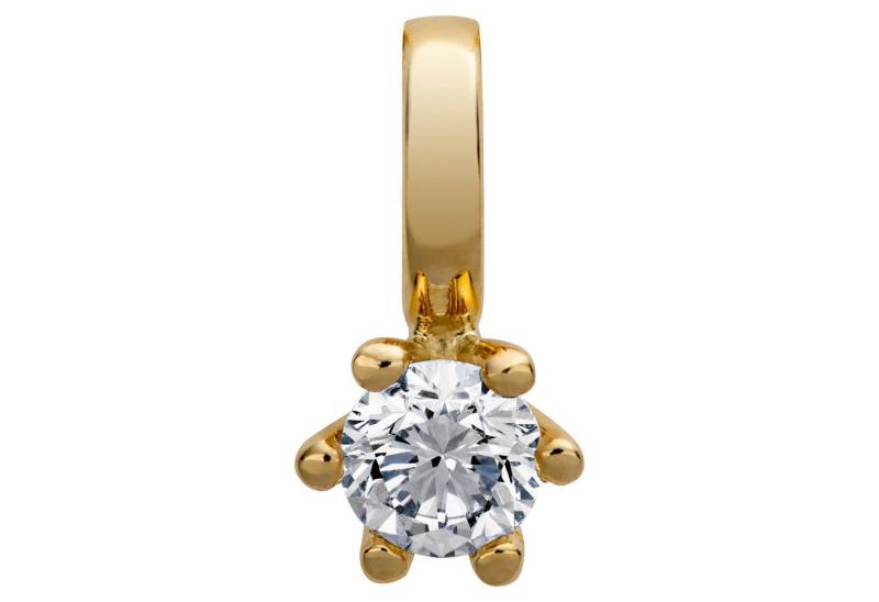 Orolino Kettenanhänger Gold 585 mit natürlichem Brillant 0,25 ct. von Orolino