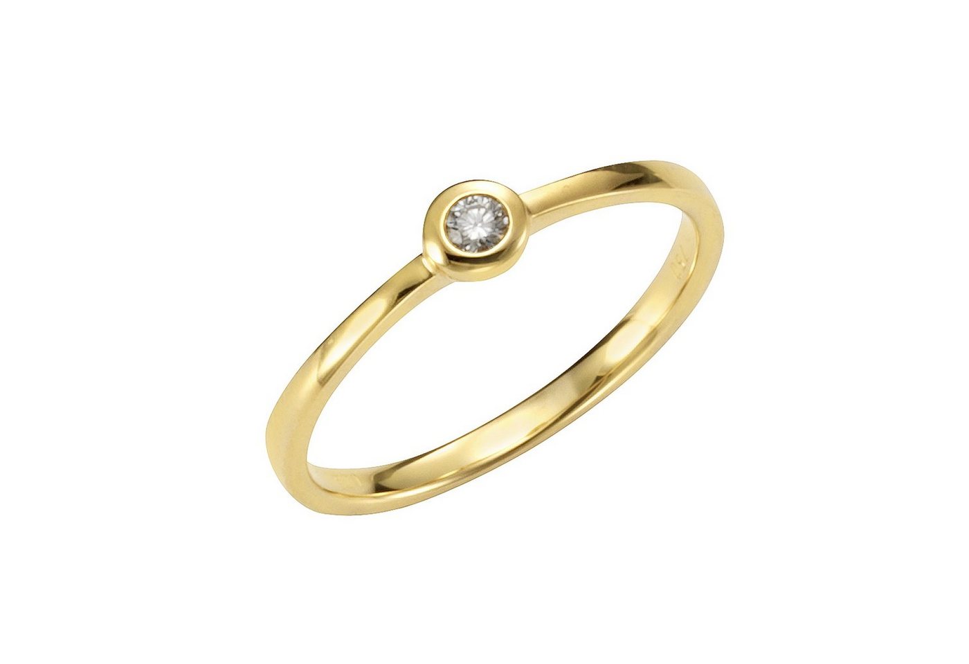 Orolino Fingerring 585/- Gelbgold Brillant von Orolino