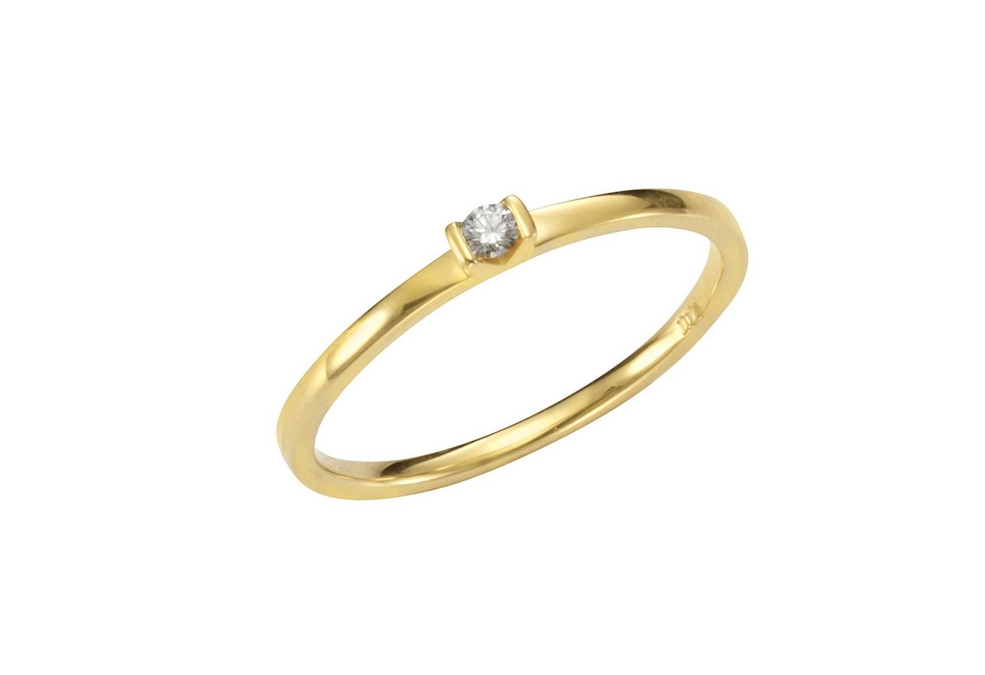 Orolino Fingerring 585/- Gelbgold Brillant von Orolino