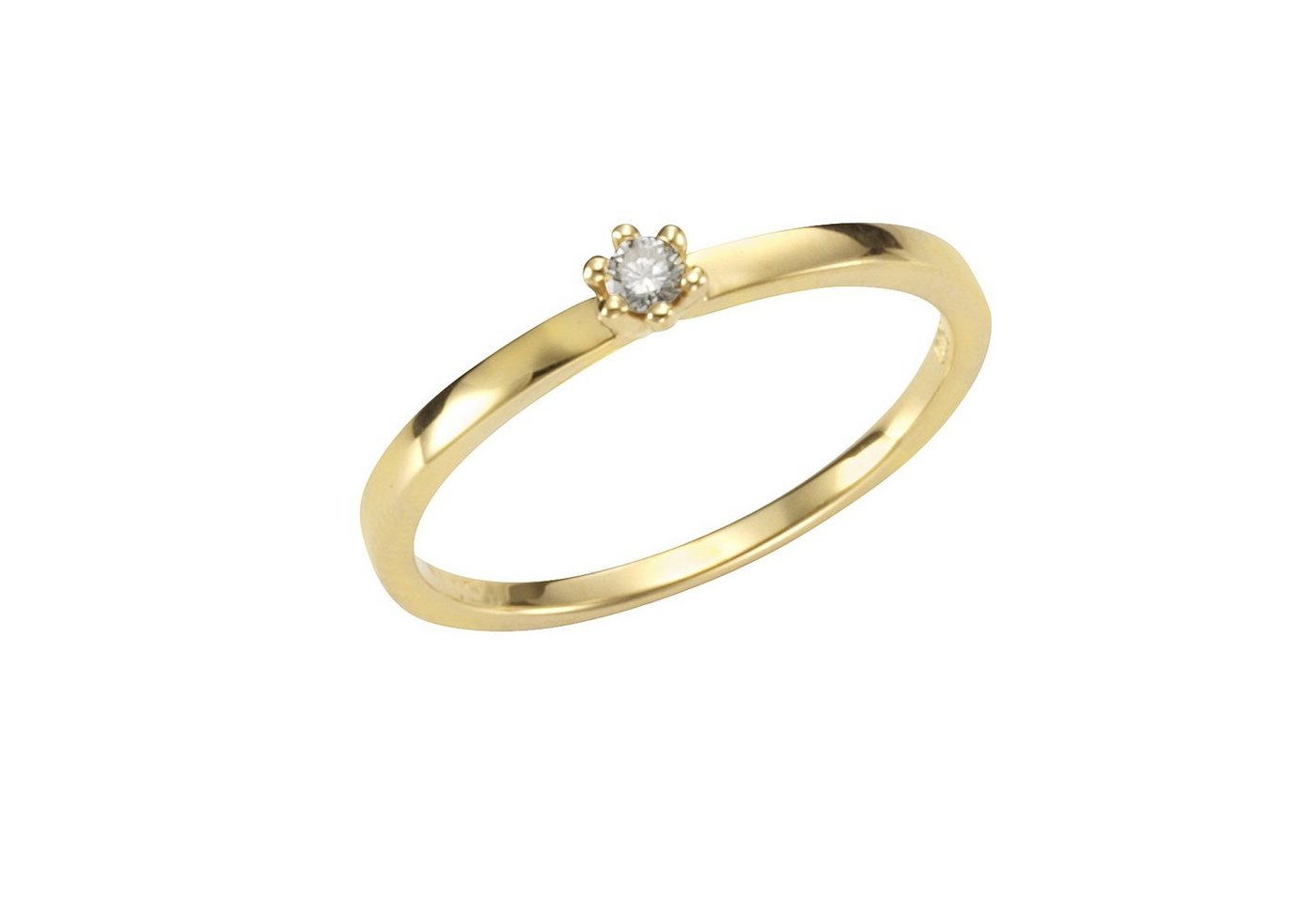 Orolino Fingerring Gold 585 Brillant 0,05ct. von Orolino