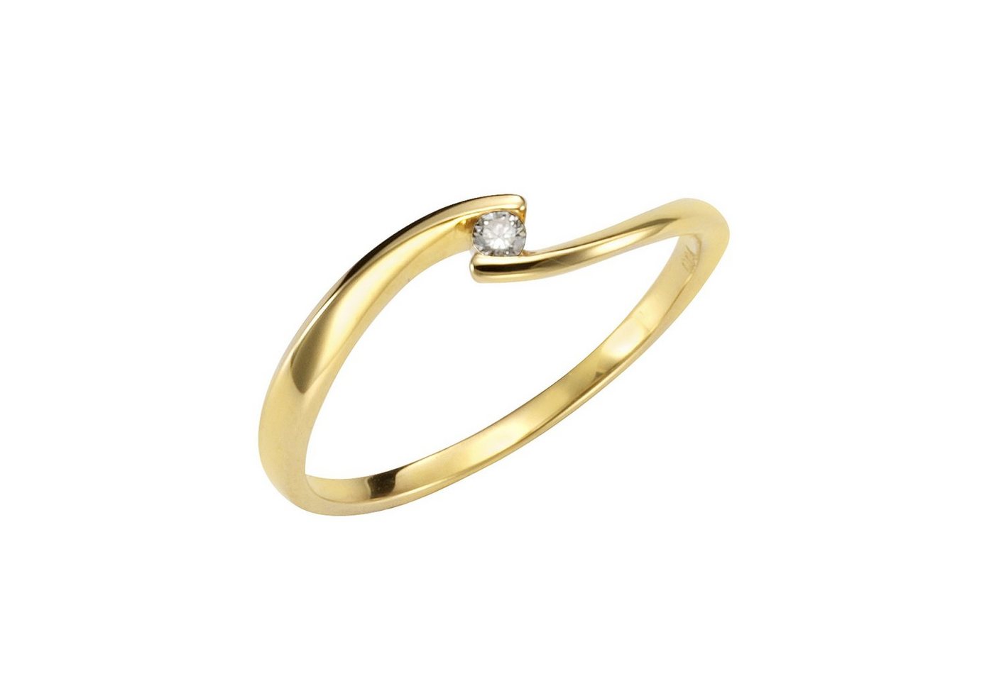 Orolino Fingerring 750/- Gelbgold Brillant von Orolino