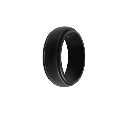 Orolotay 8 Mm Beliebte Tarnen Schwarz Männer Silikon Kühle Ringe Frauen Gummi Eher Ing Umwelt Sport Ring # 10 von Orolotay