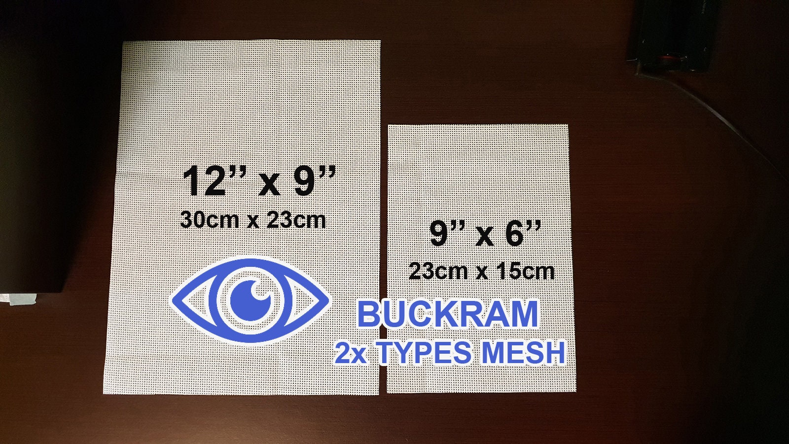 Buckram Set 2x, Dense + Rare Mesh Für Augen, Vision Pelz Maske Oder Kostüm Einfach Zu Bemalen von OroraStudio