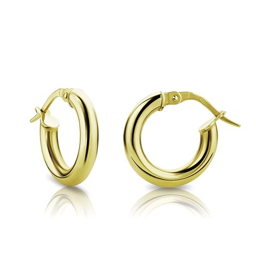 Orovi Damen Ohrringe Gelbgold Creolen 14 Karat (585) Gold von OROVI