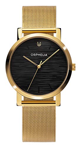 Orphelia Damen Analog Uhr Portobella mit Edelstahl Armband Gold von Orphelia