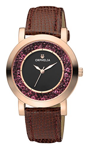 Orphelia Damen-Armbanduhr Hermosa Analog Quarz Leder von Orphelia