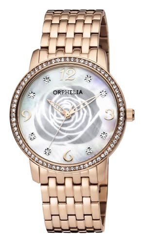 Orphelia Damen-Armbanduhr La Rose Analog Quarz Edelstahl von Orphelia