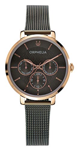 Orphelia Damen Multi Zifferblatt Uhr Derby mit Mesh Edelstahl Armband von Orphelia