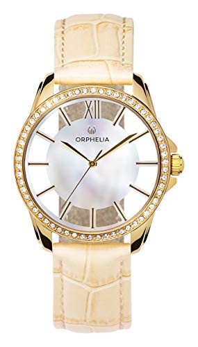 ORPHELIA DamenArmbanduhr Analog Quarz Leder OR11807 von Orphelia