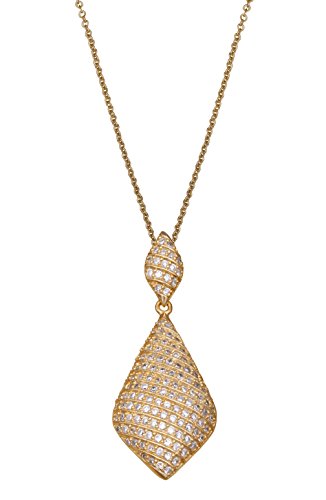 Orphelia Alvina Damen Kette 45 cm Silber MIT ZIRKONIA ZH-4517-GOLD von Orphelia