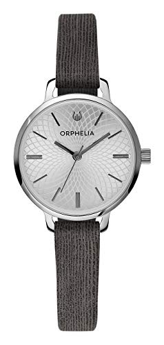 Orphelia Damen Analog Uhr Pixi mit Leder Armband Grau von Orphelia