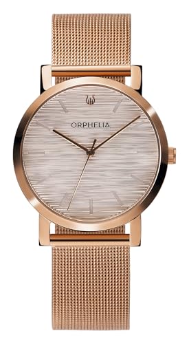 Orphelia Damen Analog Uhr Portobella mit Edelstahl Armband roségold von Orphelia