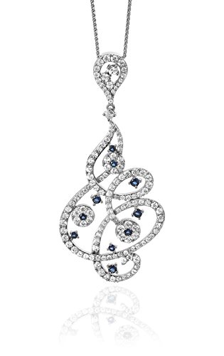 Orphelia Damen-Anhänger mit Kette 925 Silber rhodiniert Zirkonia Mehrfarbig Brillantschliff - ZH-7039 von Orphelia