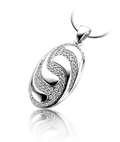 Orphelia Damen-Anhänger mit kette 925 Sterlingsilber mit Zirkonia PEN-2083 von Orphelia