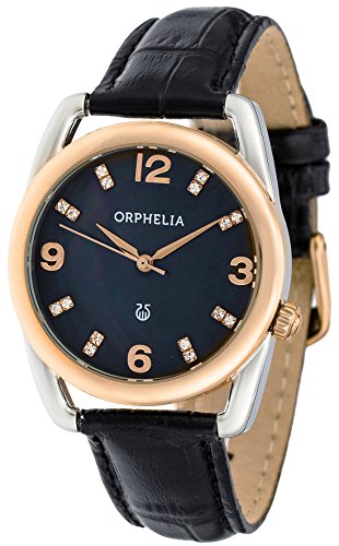 Orphelia Damen-Armbanduhr Classic Glam Analog Quarz Leder von Orphelia