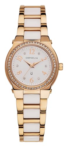 Orphelia Damen-Armbanduhr Bellevue Analog Quarz Keramik von Orphelia