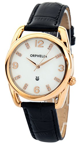 Orphelia Damen-Armbanduhr Classic Glam Analog Quarz Leder von Orphelia