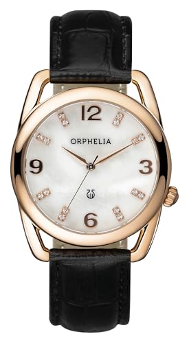 Orphelia Damen-Armbanduhr Classic Glam Analog Quarz Leder von Orphelia