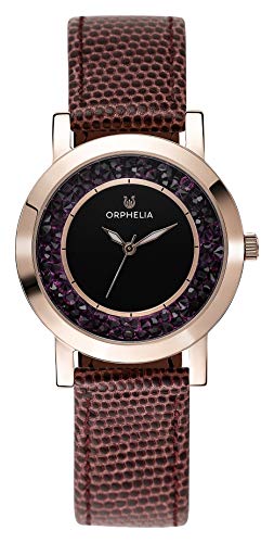 Orphelia Damen-Armbanduhr Hermosa Analog Quarz Leder von Orphelia