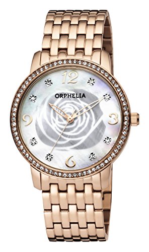 Orphelia Damen-Armbanduhr La Rose Analog Quarz Edelstahl von Orphelia