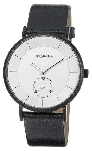 Orphelia Damen-Armbanduhr Piste Noir Analog Quarz Leder von Orphelia