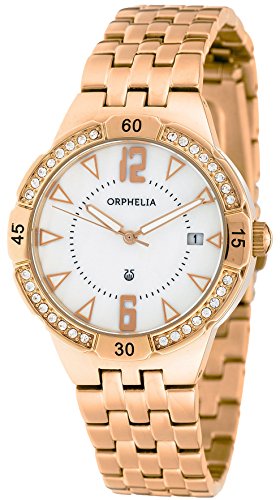 Orphelia Damen-Armbanduhr Savanne Analog Quarz Edelstahl von Orphelia