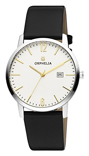 Orphelia Damen-Armbanduhr Slimline Analog Quarz Leder von Orphelia