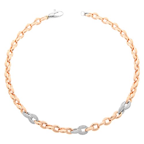 Orphelia Damen-Collier Fantasie teilvergoldet Zirkonia transparent Rundschliff 46 cm-ZK-7160 Orphelia Damen-Collier Fantasie teilvergoldet Zirkonia transparent Rundschliff 46 cm-ZK-7160 von Orphelia