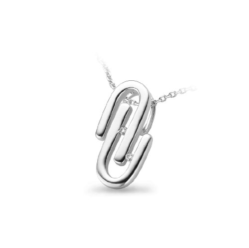 Orphelia Damen Halskette 925 Sterling Silber Diamant weiß von Orphelia