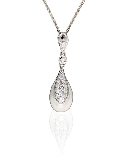 Orphelia Damen Halskette 925 Sterling Silber Zirkonia 45 cm Silber ZH-4742 von Orphelia