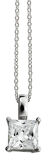 Orphelia Damen Halskette 925 Sterling Silber rhodiniert Zirkonia 42 cm Silber ZK-2669 von Orphelia