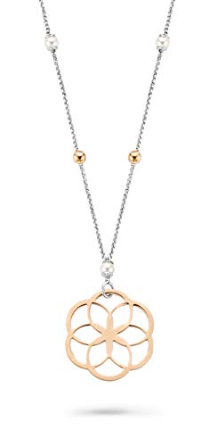 Orphelia Damen-Kette mit Anhänger Fantasie 925 Silber teilvergoldet 45 cm - ZK-7182 Orphelia Damen-Kette mit Anhänger Fantasie 925 Silber teilvergoldet 45 cm - ZK-7182 von Orphelia