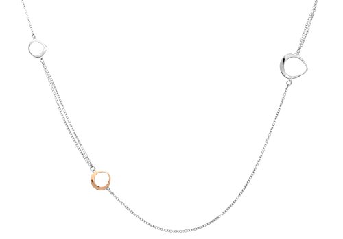 Orphelia Damen-Kette mit Anhänger Fantasie 925 Silber teilvergoldet 80 cm - ZK-7181 von Orphelia